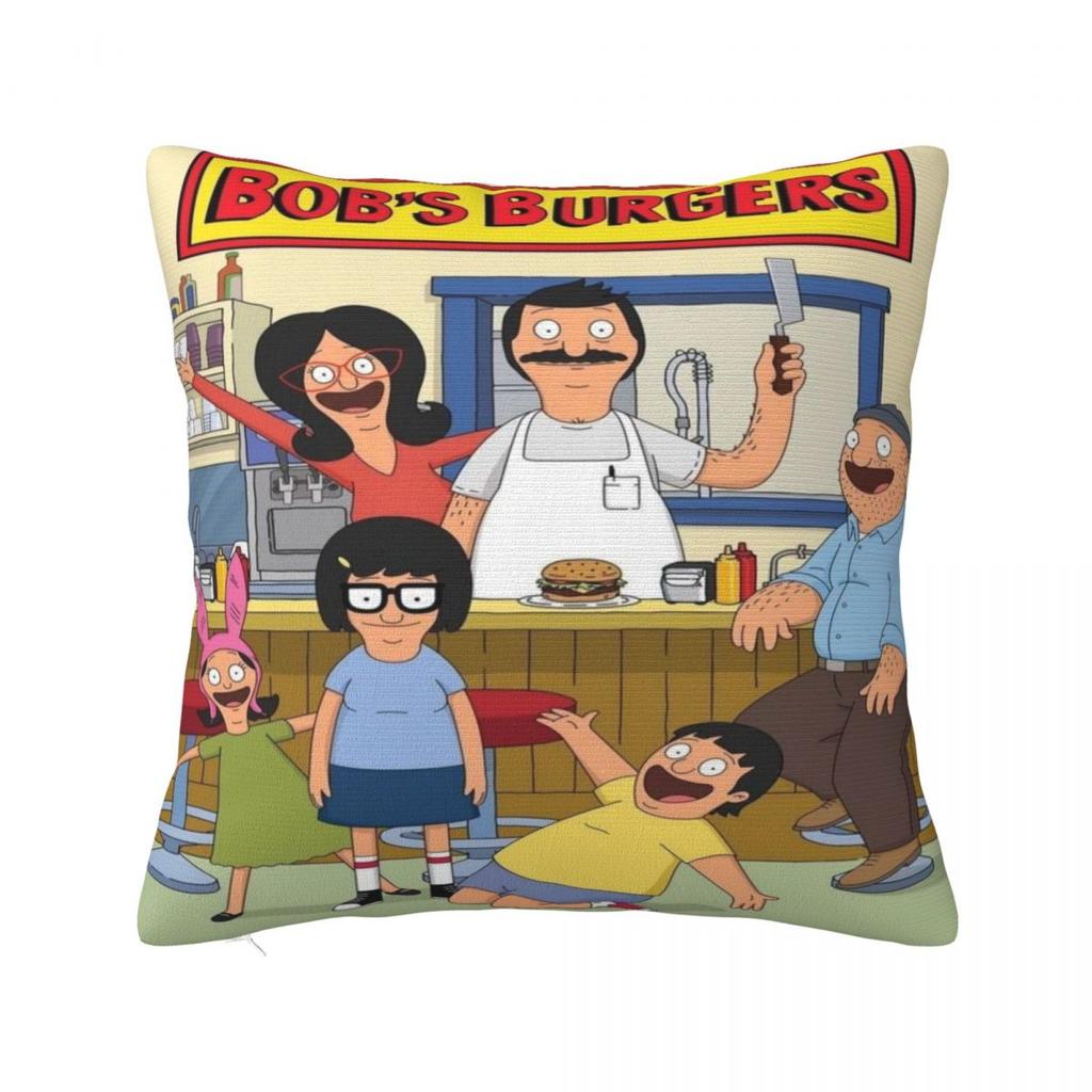Trendy Car Bobs Funny B-Burgersdecoration Pillowcase Accessories Pillow Covers Square Multiple Sizes