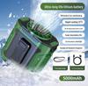 Portable Rechargeable Waist & Neck-Hanging Fan - Strong Wind, Outdoor Cooling Clip-on