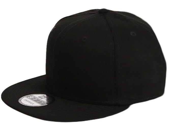 

Houston New Era Flat Bill Snapback Black Cap, чёрный