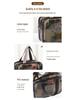 Thickened Waterproof PVC Toiletry & Makeup Travel Organizer Bag with Large Capacity