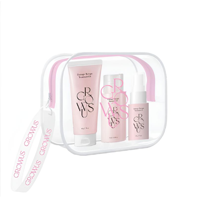 [Growus] Damage Therapy Travel Kit (Shampoo 50ml + Treatment 50ml + No-Wash Treatment 30ml)