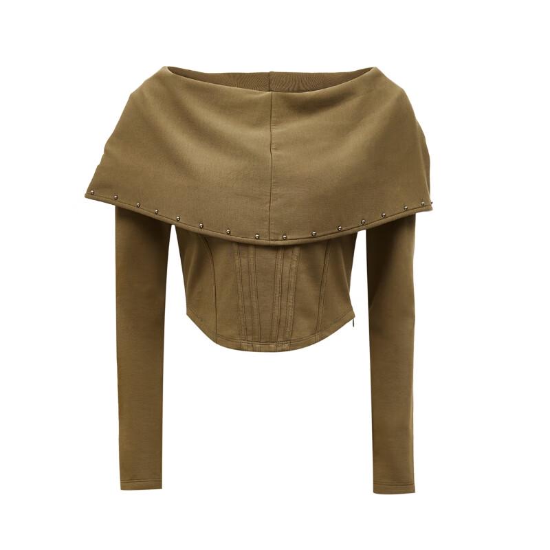 VEROMODA Women's Wasteland Style Detachable Rivet T-Shirt