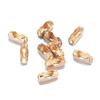 100/200pcs Metal Ball Chain Connectors Clasps 1.5/2.0/2.4/3.2mm for DIY Bracelet Necklace Tag Bead Chain Jewelry Making Supplies