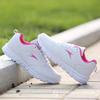 Waterproof Casual Leather Surface White Running Shoes White Ball Shoes Tennis Shoes