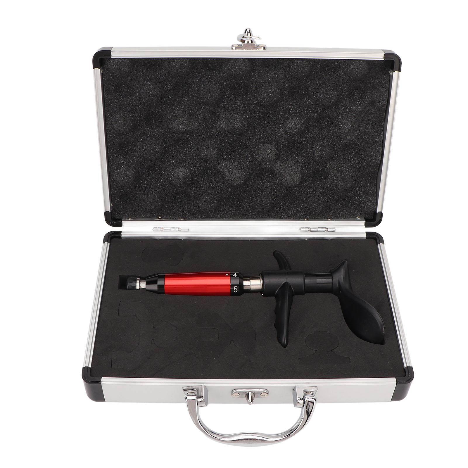 

Инструмент для регулировки хиропрактики 6 прочности нержавеющая сталь позвоночник ручной инструмент для регулировки шейного отдела красный