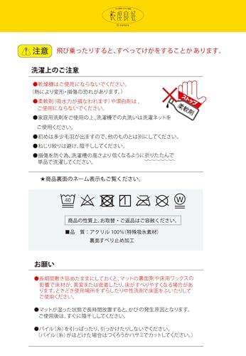 OKA Trockenware D Natur Toilettenmatte, Normale Größe (Ca.. 65cm x 65cm), Grün (Trocken, Saugfähig, Schnelltrocknend, Antibakteriell, Geruchsresistent, Waschbar