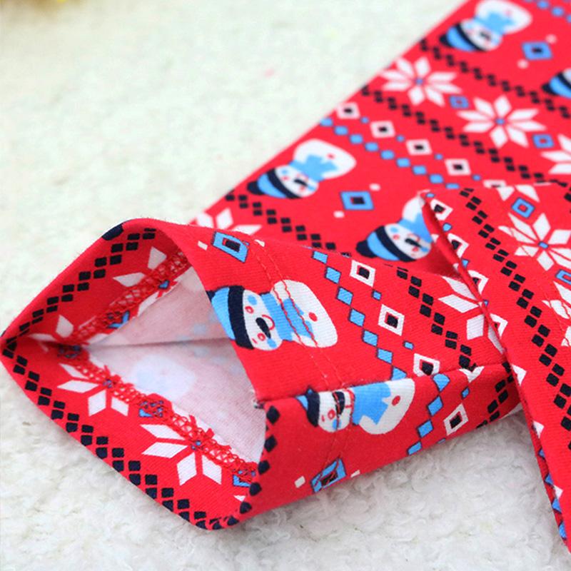 Baby Girls Cropped Pants 5Pcs/Lot And 3Pcs/Lot Kid Lovely Long Trousers Children Printed Elastic Newborn Clothes Christmas Waist Knee Length Pants