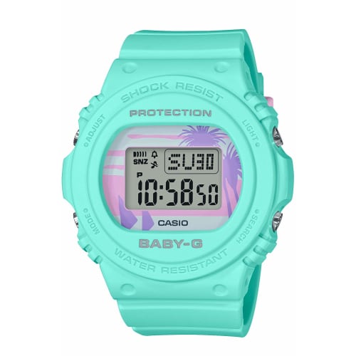 

Женские зеленые часы Casio Baby-G 80 s Beach Colors BGD-570BC-3JF