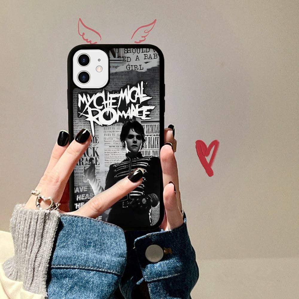 Rock Band M-My C-Chemical R-Romance Phone Case For IPhone 17 16 15 14 13 12 11 Pro Max Plus MiNi 17Air PC+TPU Armor Cover
