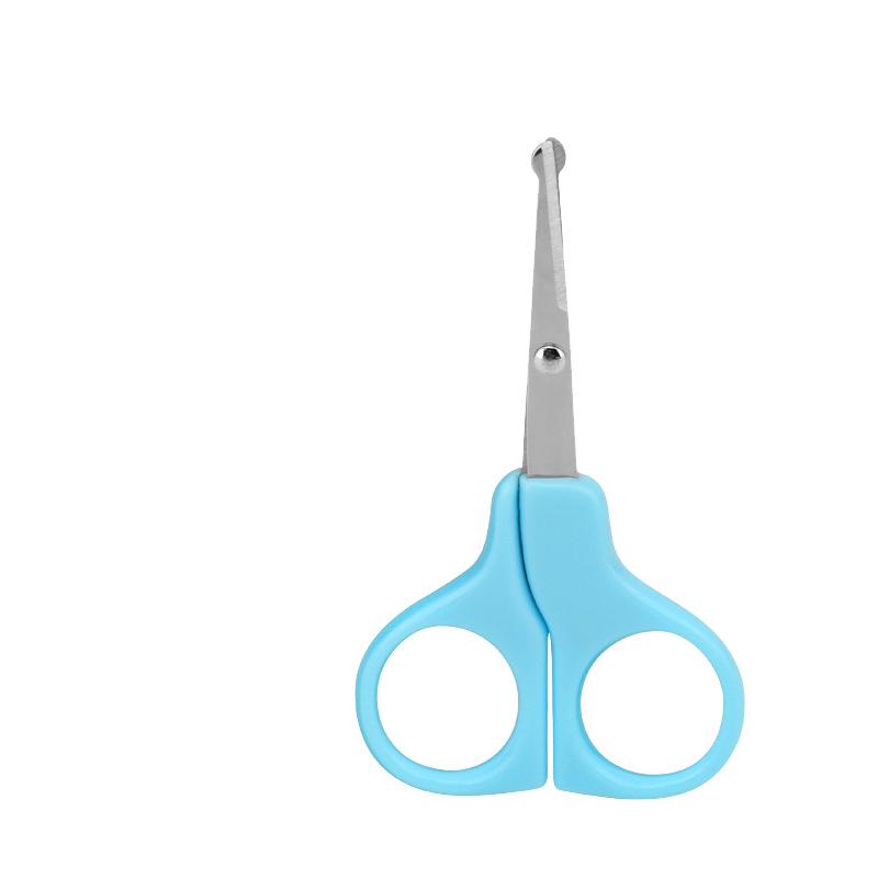 

Набор машинок для стрижки волос в носу и детских ножниц для рукоделия и ногтей синий