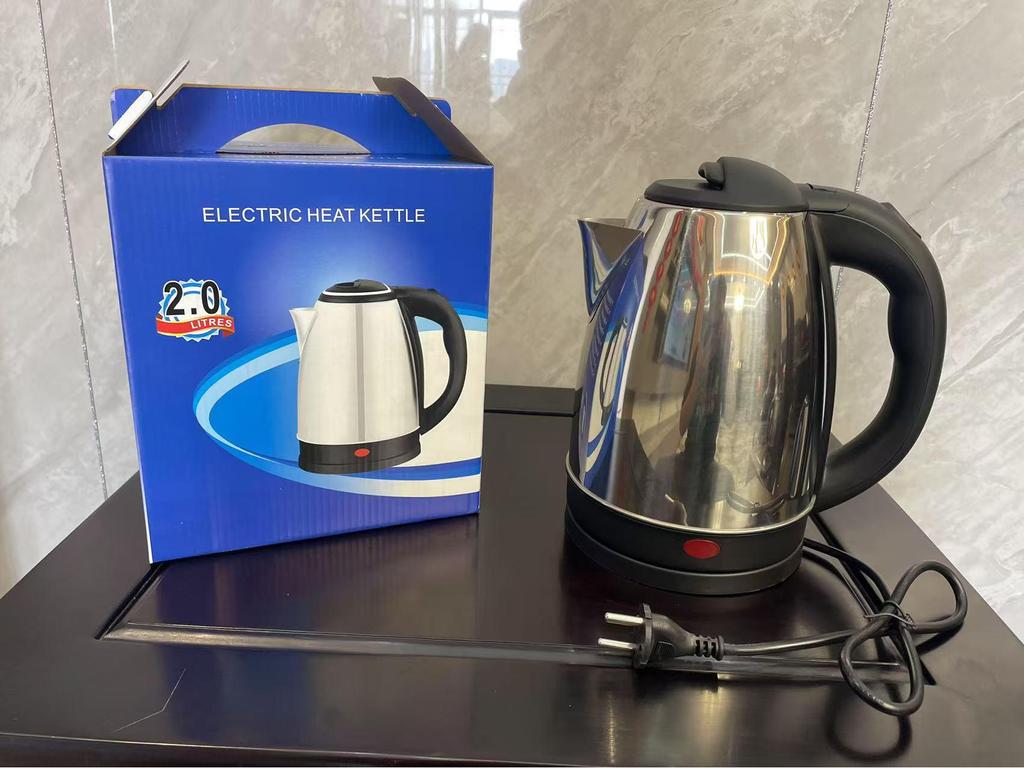 Stainless Steel 2L Electric Kettle with Inner Steel Lid