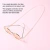 Fashionable Simple Eyeglasses Cord Star Alloy Anti-Slip Strap Rope Glasses Chain Decoration