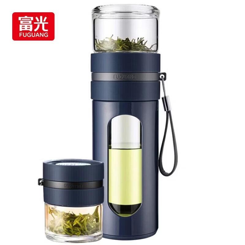 FUGUANG Borosilicate Glass Tea Infuser Bottle