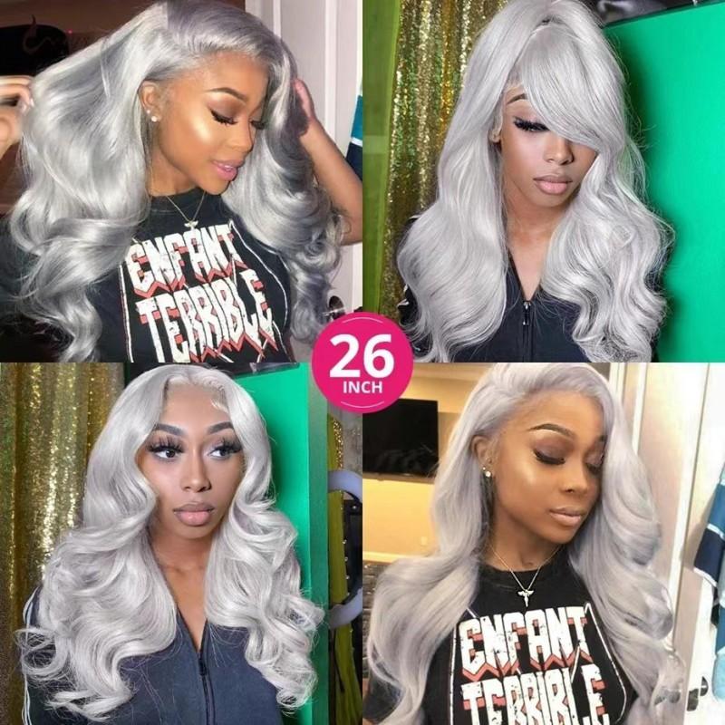 Lace Front Wig Women Long Curly Heat Resistant Synthetic Hair Natural Look Multi Color African Style