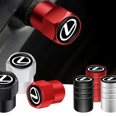 4Pcs Car Metal Wheel Tire Valve Air Stem Cap For CT ES GS NX IS250 CT200h IS300h ES300h ERX400h NX300h