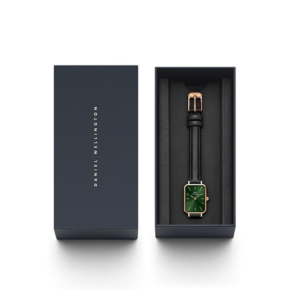 Daniel Wellington DW00100446 Quadro Women’s Leather Strap Analog Watc