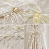 Curtain Tieback Beautiful Bow Lace Holder Hook Buckle Polyester And Home Decorative Fashion Acc Z4Z8