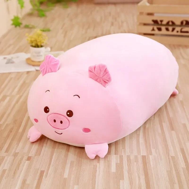 Pillow Cartoon Lovely Soft Down Cotton Dog Cat Pig Frog Plush Toys Stuffed Animal Kids Birthyday Gifts Assisted Sleep Pillows