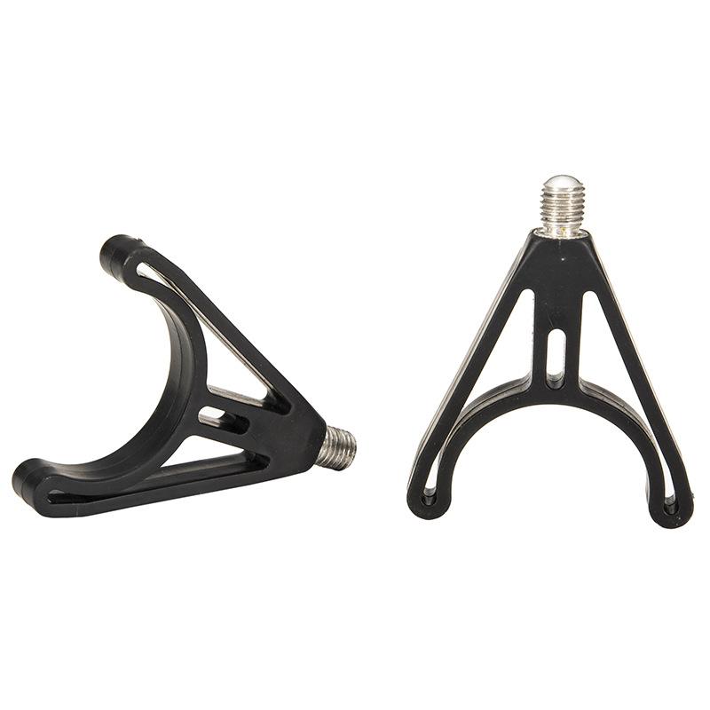 Europejski styl Karp Pozioma poprzeczka Głowica klaksonu Czarny Nylonowy plastik Głowica wędki Morskiej Podpórka do wędki