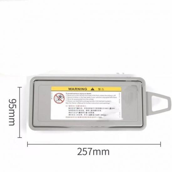 Gray Left Sun Visor Mirror Frame Cover For Mercedes-Benz S-Class W220 1998-2005