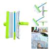 Microfiber Cloth Glass Cleaning Set with Squeegee for Quick Cleaning of Car Windows Window Glass And Tiles