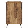Desk with Shelf Reclaimed Wood Look 142.5 x 50 x 75 cm Particleboard