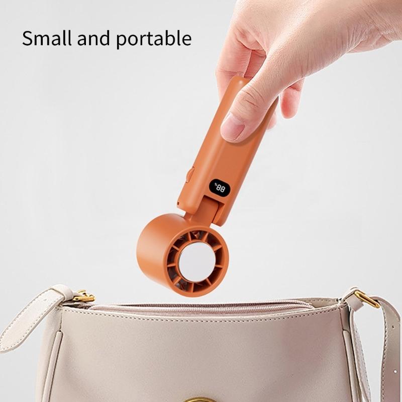 High Speed Rechargeable Fan Outdoor Portable Handheld Powerful Turbos Fan Outdoor Light Weight Coolers Enduring
