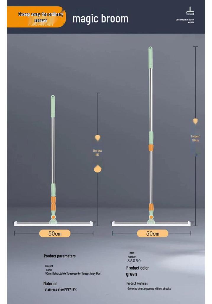 Xingnuo Escurridor de Piso Telescópico de Acero Inoxidable con Rotación de 180°