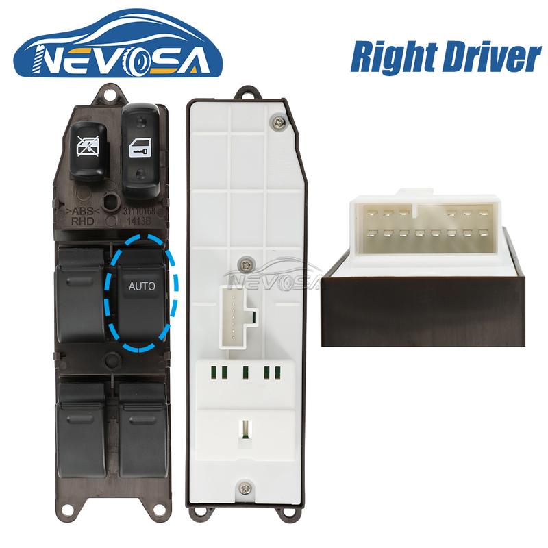 84820-60130 84820-60120 Front Left Right Side Power Window Switch For Toyota Land Cruiser 100 DOHC 4.7L 1998 1999 2000 2001 2002