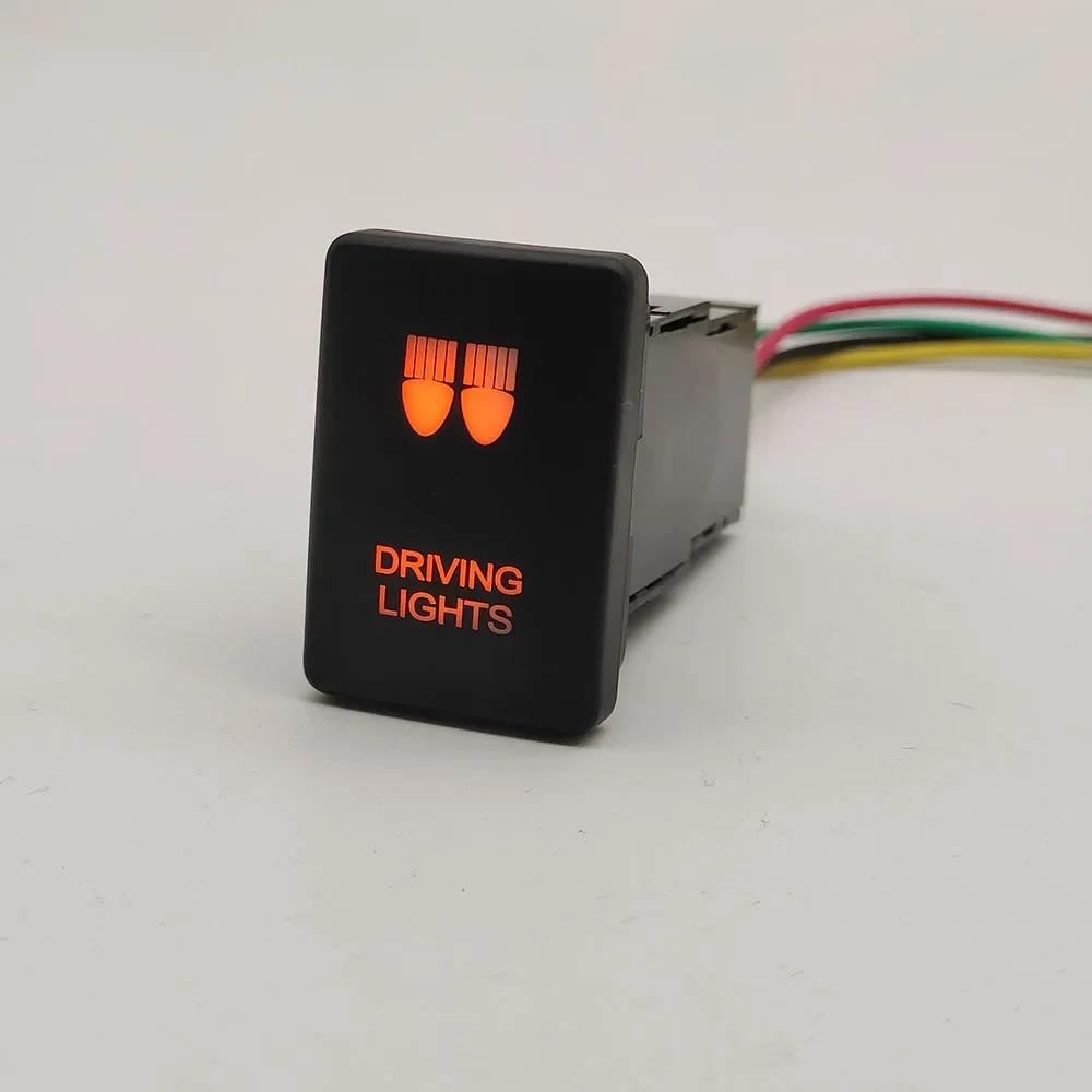 Car LED DRL Light Radar Power On Off Camera Mirror Switch Button for Mitsubishi Outlander Eclipse Cross 2018 Pajero Sport triton
