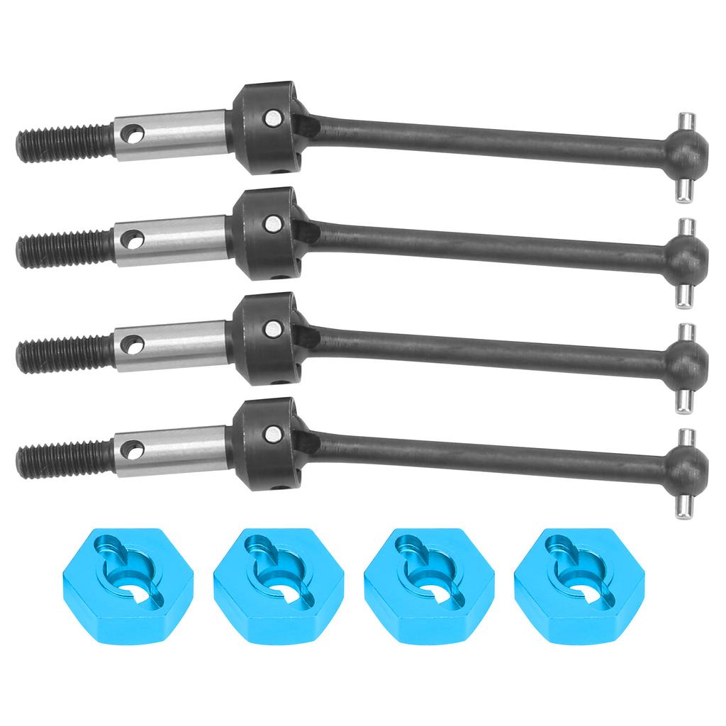 CVD Metal Drive Shaft Transmission Axle with Adapter for Sakura D3 XIS S TB03 TB03D TB03RBlue