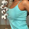 Women Pajamas Women's Cami Pajama Sets, 2 Piece Ribbed Knit Tank Sexy Halter Top And Shorts Pjs Sleepwear, Summer Camisole Loungewear Outfits