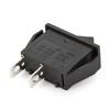 10 Pcs Environmental Protection Boat Rocker Switch AC 16A/250V 16A/125V 2 Solder Lug SPST On/Off 2 Pin Mini Boat Rocker Switch for Electrical