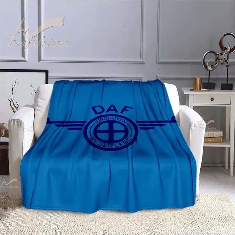DAF Throw Blanket Truck Super Soft For Auto Parts Modern Cartoon Blanket Bedspread Throw Travel Dropship