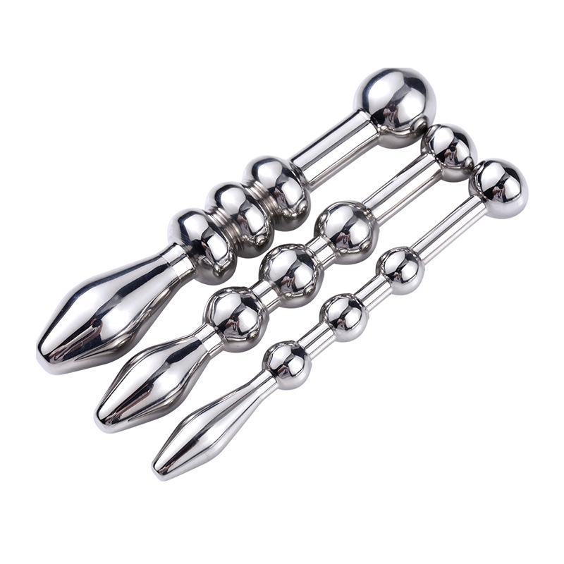 Stainless Steel Horse Eye Urethral Plug Penis Headers Masturbator Metal Urethral Catheter Male Adult SM Urethran Dilators