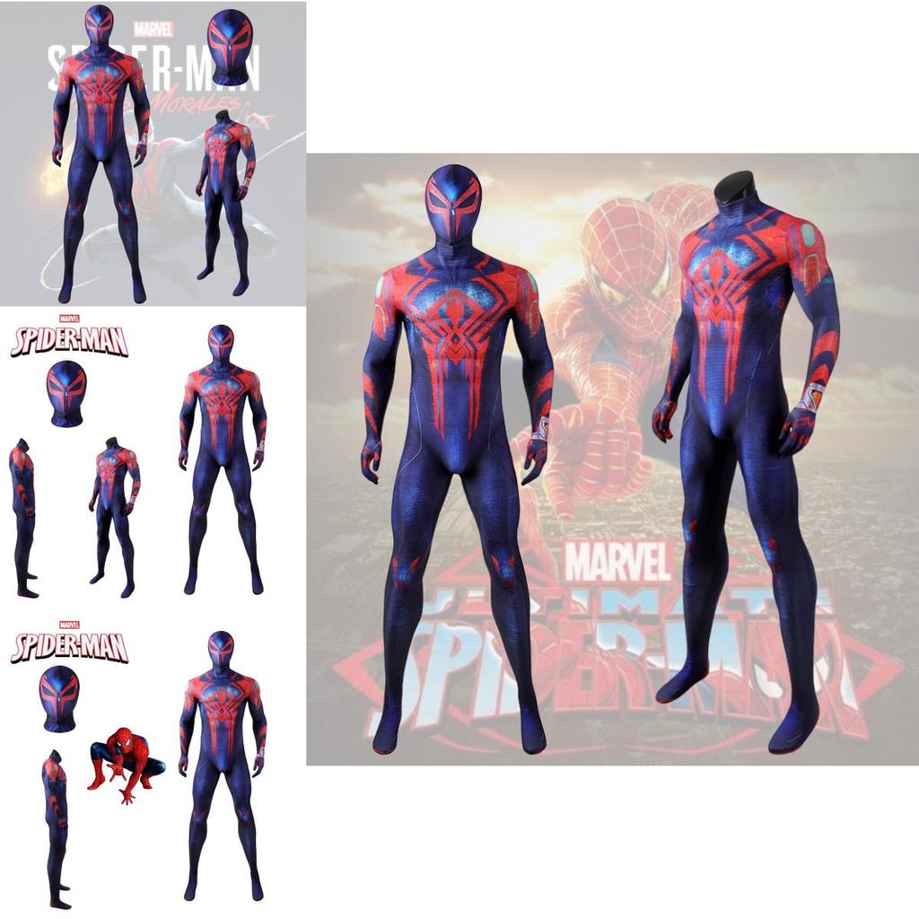 Spider-Man Cosplay-Overall-Kostüm für Gaming- und Comic-Fans