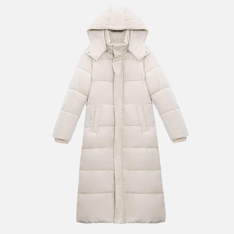 Thickened bread jacket, down cotton jacket, padded jacket, female Korean version slim long autumn and winter jacket, padded jacket, new in 2025