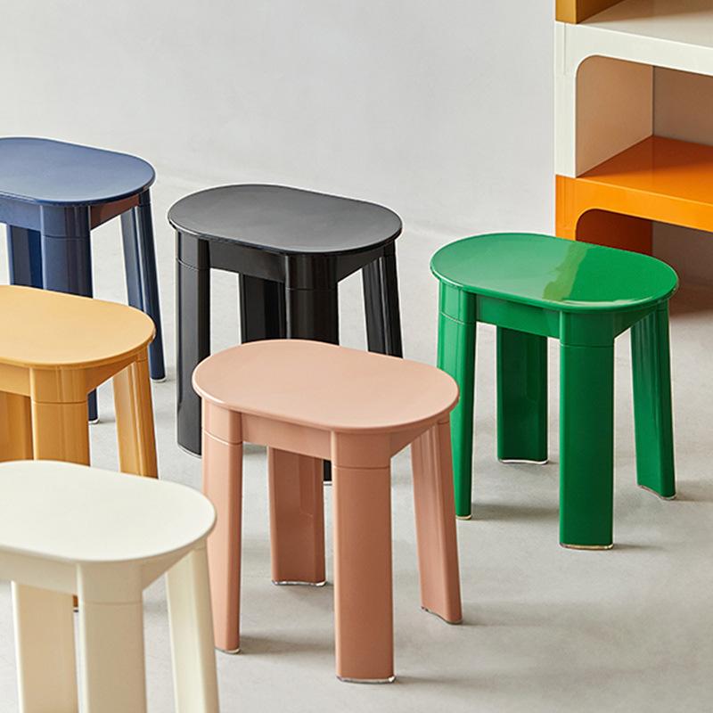 Creative Vintage Round Stool, Designer Nordic Bench, Minimalist Vanity Seat, Modern Ins-Style, Living Room Ottoman