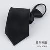 Men'S Dress Business Career Wedding Groom Korean Version Narrow Lazy Blue Zipper Free Hand Striped Tie