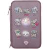 Trousse à Crayons - DEPESCHE - TOPModel 12843 - Violet - 3 Compartiments - LED Chiens
