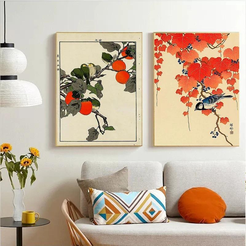 Vintage Japan Exhibition Canvas Painting Yayoi Kusama Poster Print Katsushika Hokusai Wall Art Picture Living Room Home Decor