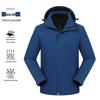 Thickened 3-in-1 Workwear Mountaineering Jacket with Custom Embroidery Logo for Winter 4S Shop Enterprise Culture.