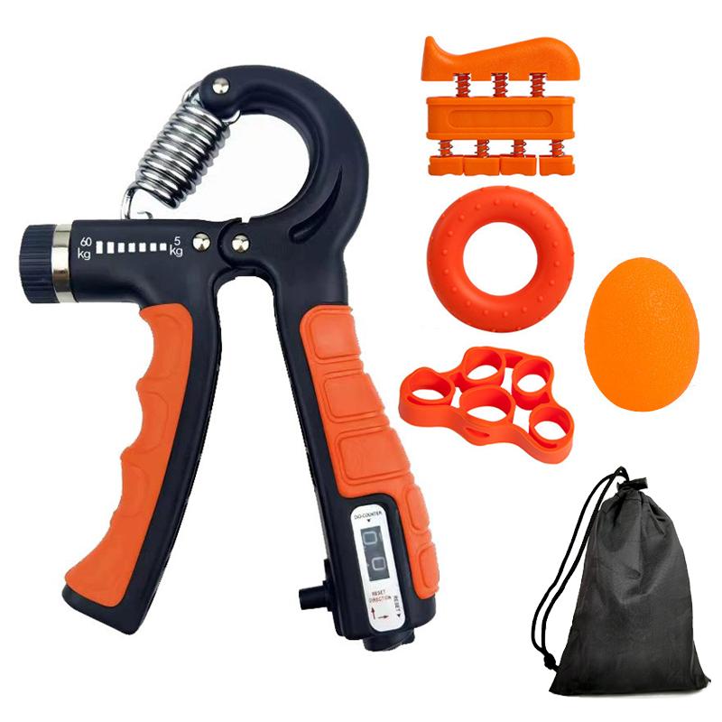 Handgreppsstärkare Män Och Kvinnor Armfjäder Fingermassageapparat Expander Handövning Gym Fysträning Handledsgripare
