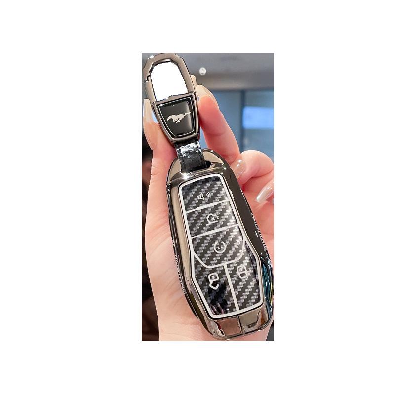 Ford High-End Metal Key Cover for Mondeo, Taurus, Mustang, Explorer, and Edge