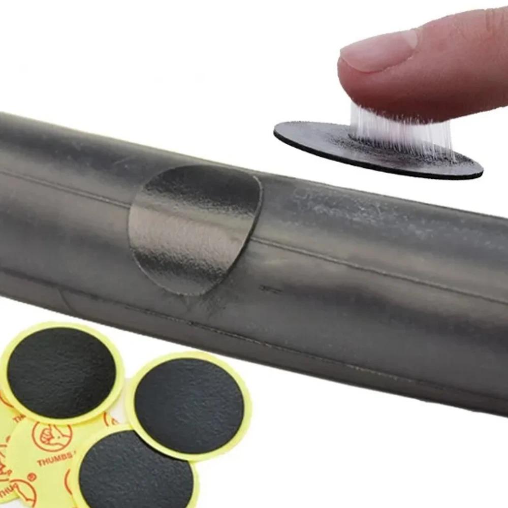 50 30 20 10PCS Bicycle Glue Free Tire Patches Quick Repair Tyre Protection Adhesive Drying Bike Tool