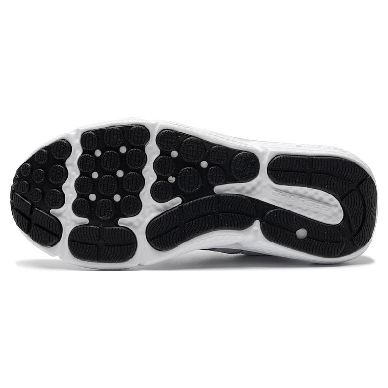 Under Armour Charged Assert 10 White Black Men Sneakers 3026175-104