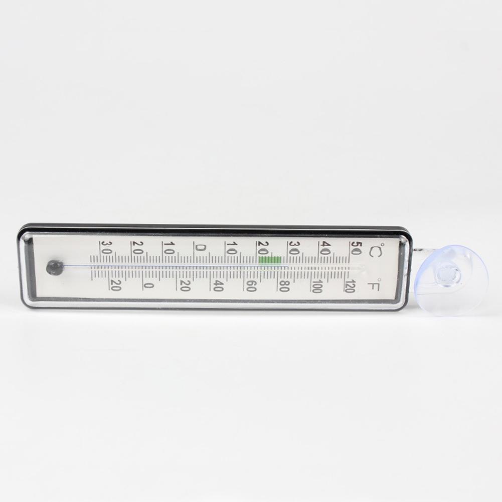 Aquarium Thermometer Suction Cup Fish Tank Gauge Temperature Meter Accessories