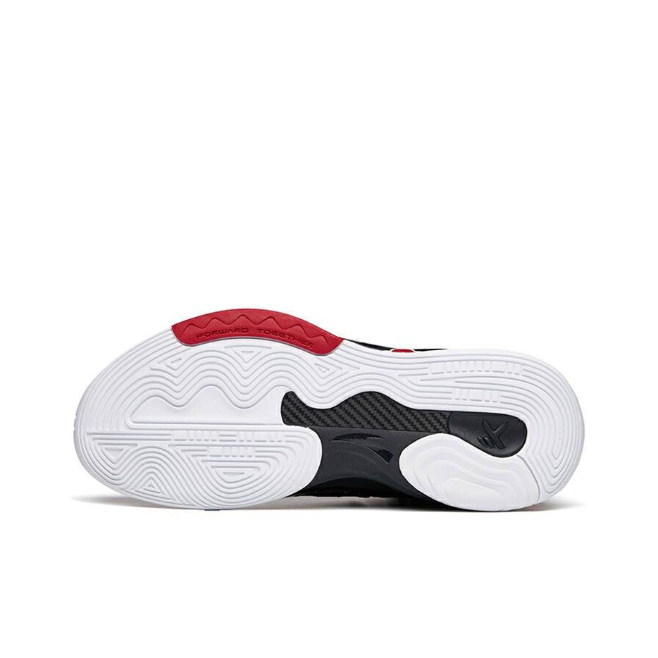 Anta KT6 Naruto Shock Absorption Support Mid-Top Basketball Shoes Men Basketball Shoes Black Red 112131101-7