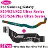 2x Main Board Flex Signal Antenna Connector Motherboard Cable For Samsung S20 S21 S24 Plus S22 S23 Ultra WiFi Antenna Flex