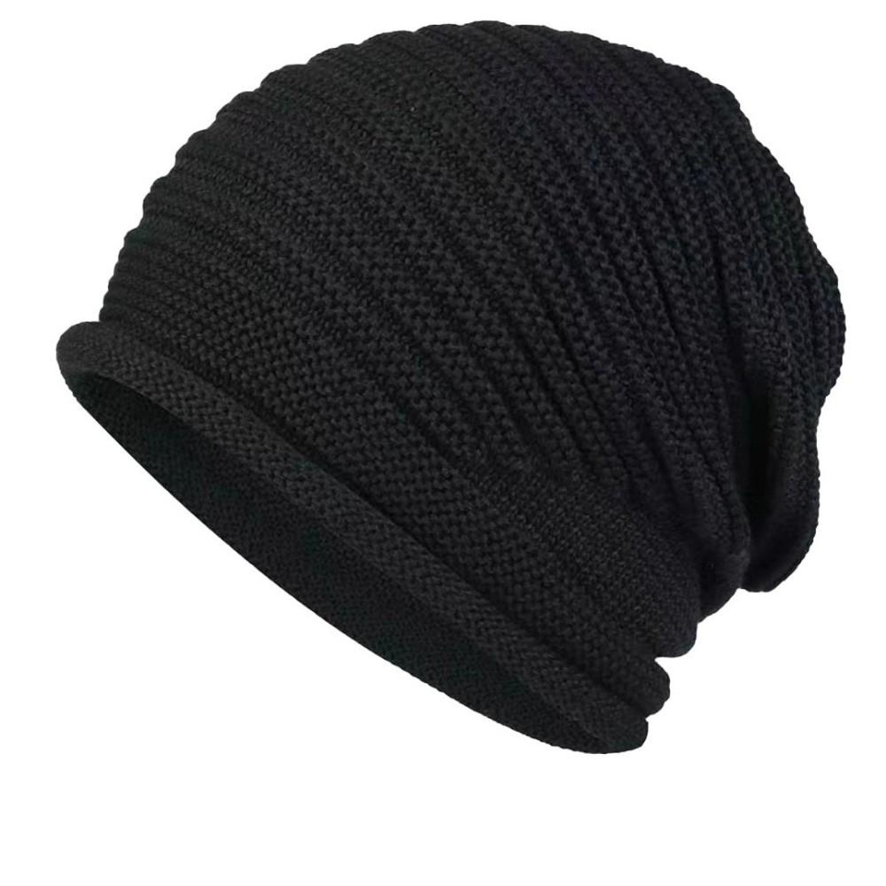 Warm Beanies Soft Ear Protection Hat Casual Winter Knitted Hat  Men Women